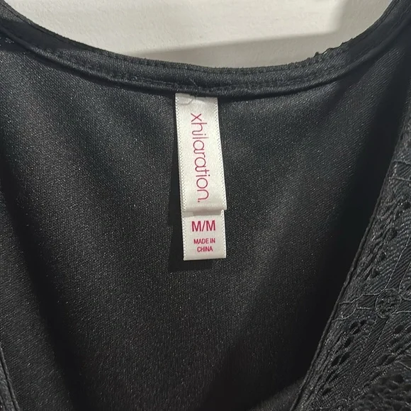 Xhilaration Black Lace Drop Waist Dress - Picture 4 of 5